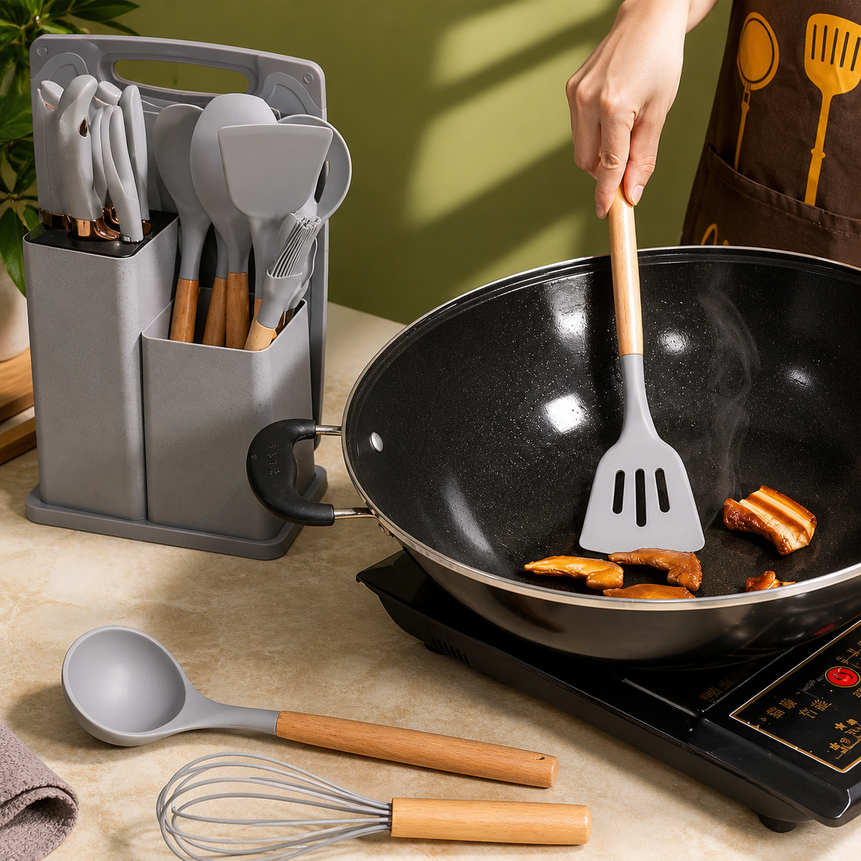 Conjunto Essencial de Cozinha Kit 19 Peças