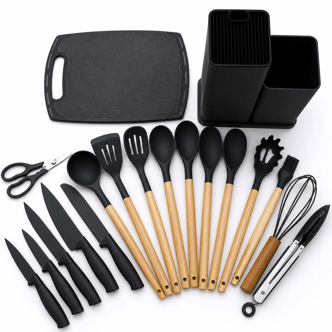 Conjunto Essencial de Cozinha Kit 19 Peças