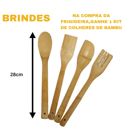 Frigideira antiderrapante 3 em 1 + BRINDE